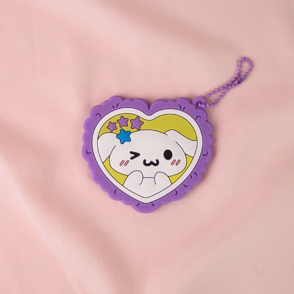 USNOW Móc Khóa Mặt Gương Nhỏ Đa Năng Hình Kuromi Cinnamoroll Đáng Yêu