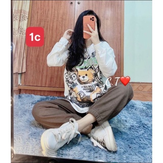 áp phông unisex phom thụng