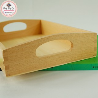 (Size lớn 30x40cm) - Khay đựng Montessori (Hàng Nhập Khẩu)