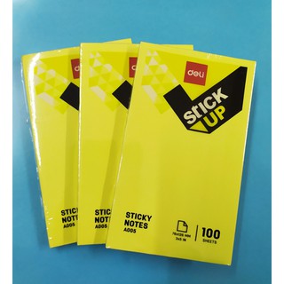 Deli giấy ghi chú, giấy ghi nhớ sticky notes