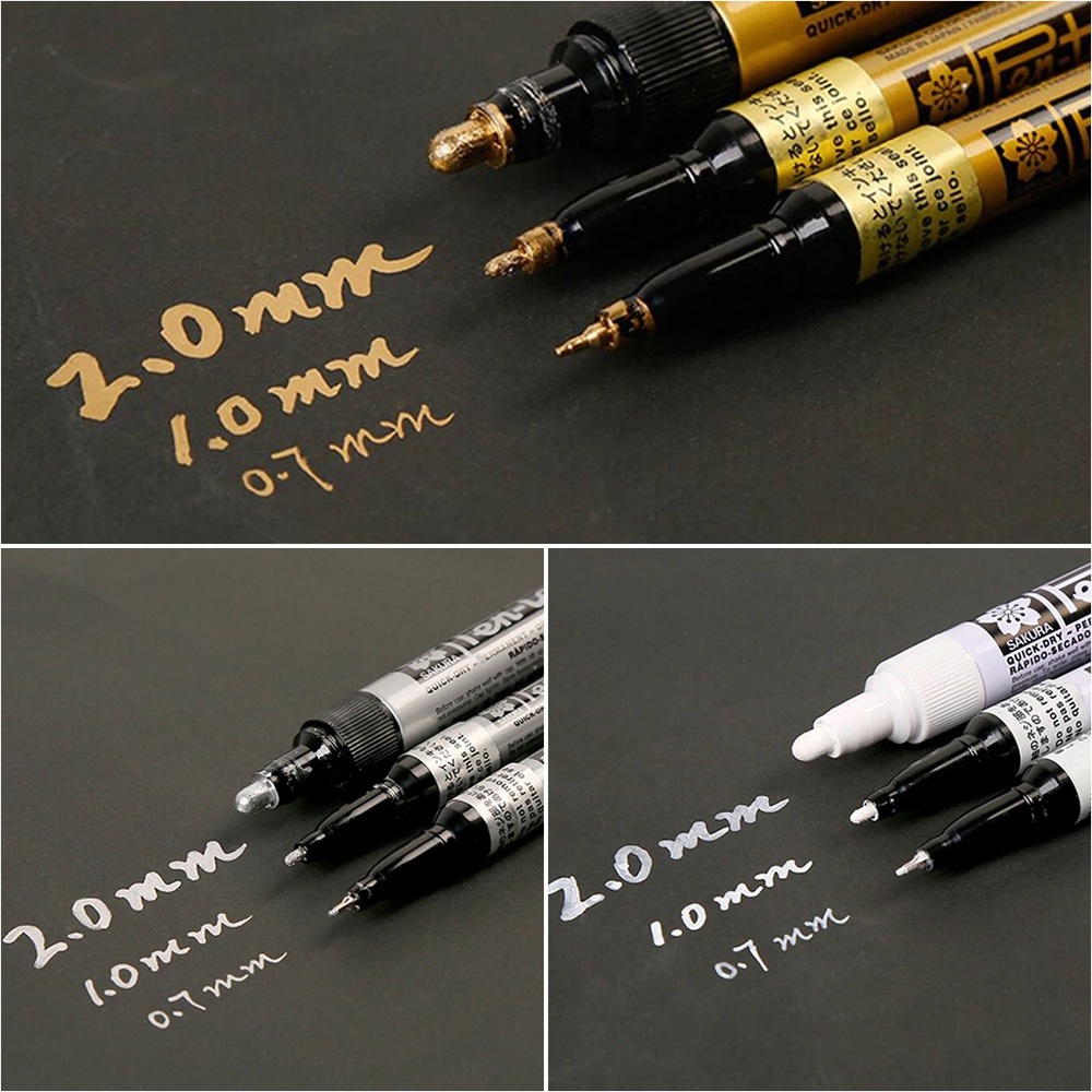 Bút sơn dầu vẽ đa chất liệu Sakura PenTouch Medium Point - Ngòi 2.0mm