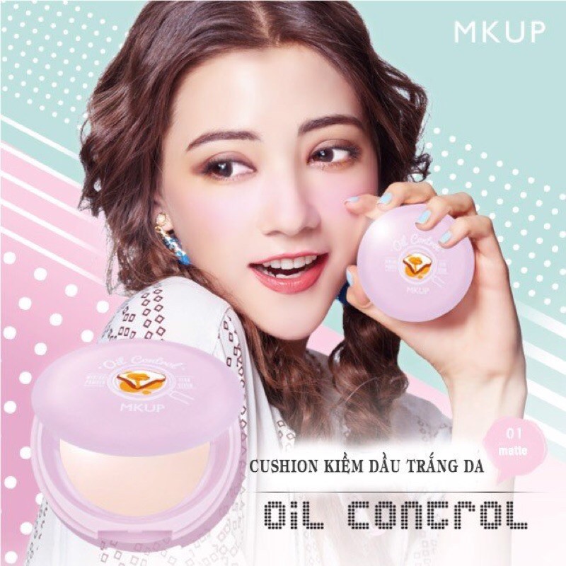 Phấn phủ kiềm dầu Mkup oil control