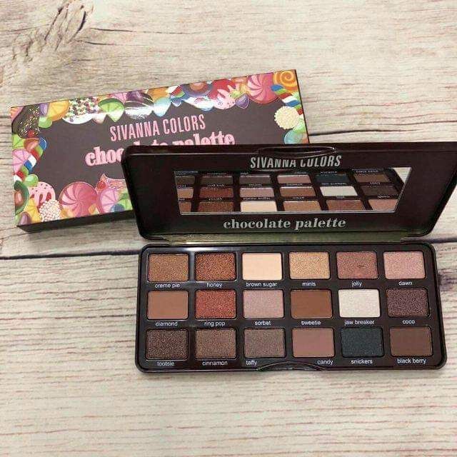 Bảng phấn mắt Sivanna colors Chocolate & Sweetest Palette