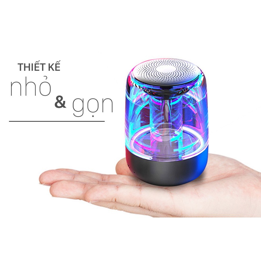 Loa bluetooth không dây C7 Ultimate kiêm đèn LED nhiều màu nháy theo nhạc