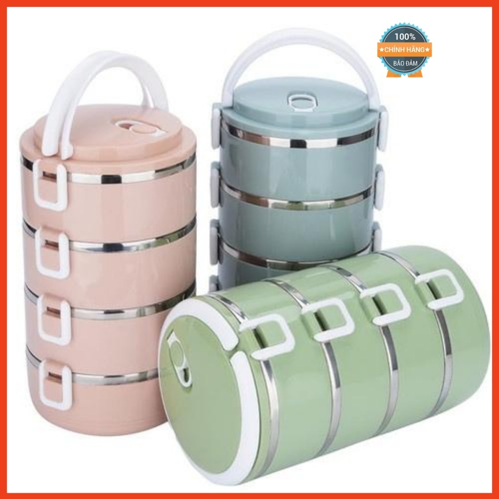 Hộp Đựng Cơm Cặp Lồng Cơm Giữ Nhiệt Lúa Mạch Ruột Inox Chất Lượng Số 1 | BigBuy360 - bigbuy360.vn