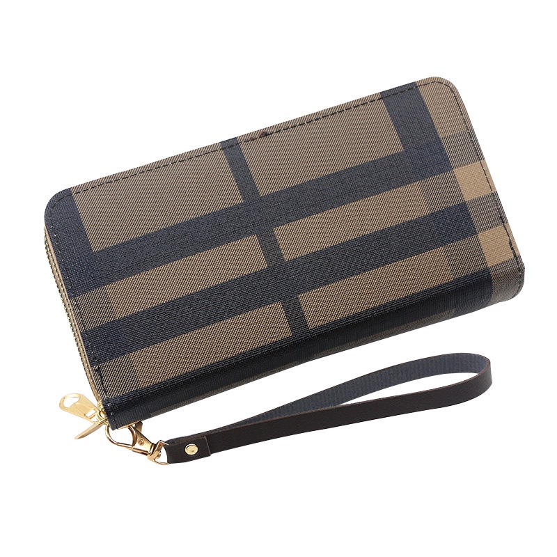 Ví Dài Da Pu Có Khóa Kéo In Họa Tiết Thời Trang Cho Nữ