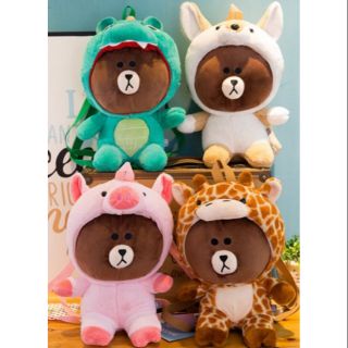 Balo gấu  Brow copplay