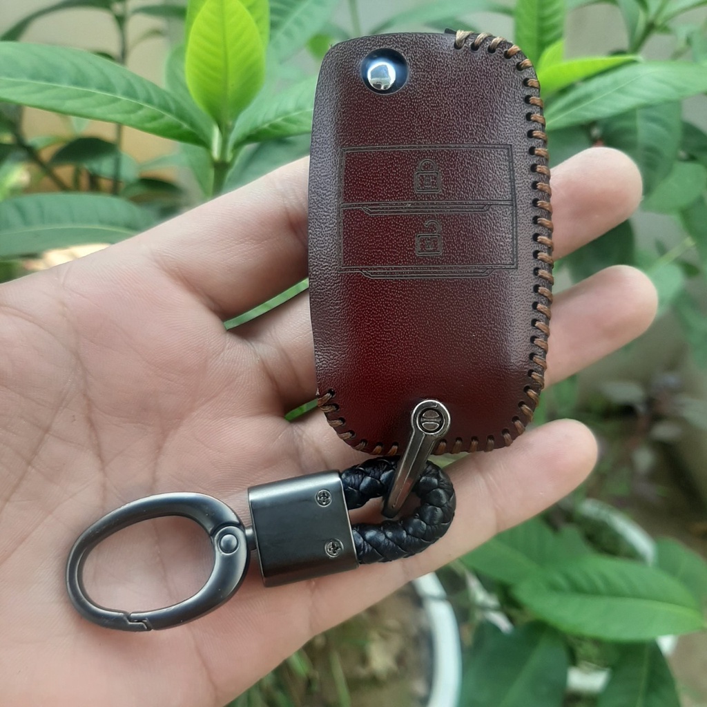 Bao Da Chìa Khóa KIA . Da Bò THẬT, Khắc Tên + Số ĐT