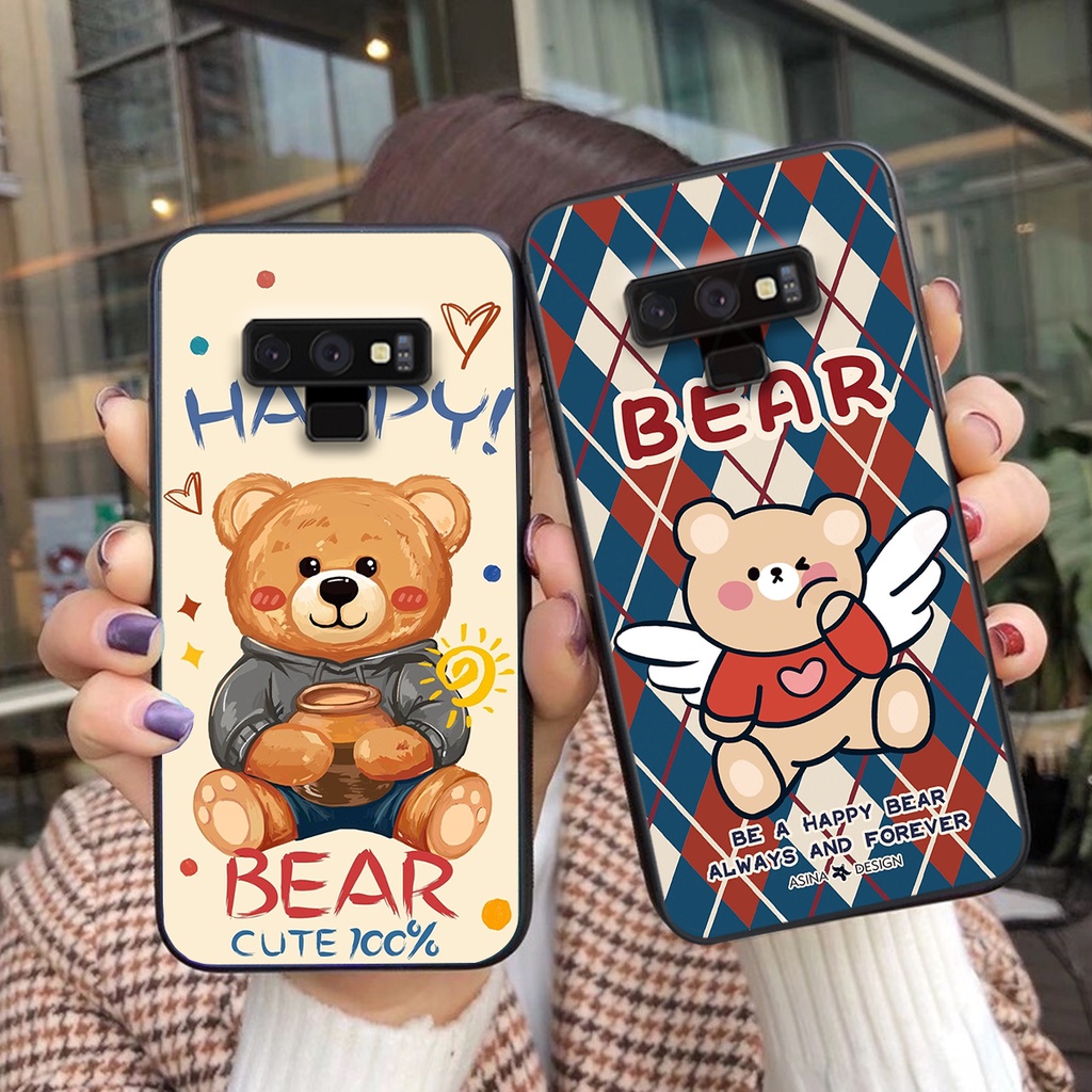 Ốp lưng Samsung Note 8 / Samsung Note 9 gấu cute SIÊU RẺ-SIÊU CHẤT