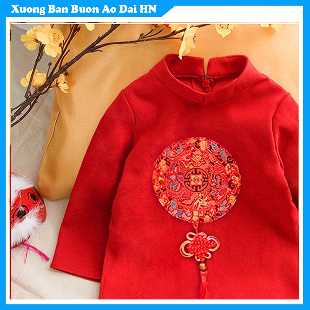 Áo Dài Bé Trai ,ao dai tet hang thiet ke op nguc