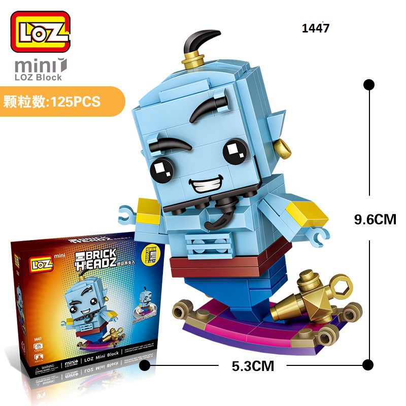 BILEGOX Lego mini Loz-1443-1452 nhân vật hoạt hình NLG0085