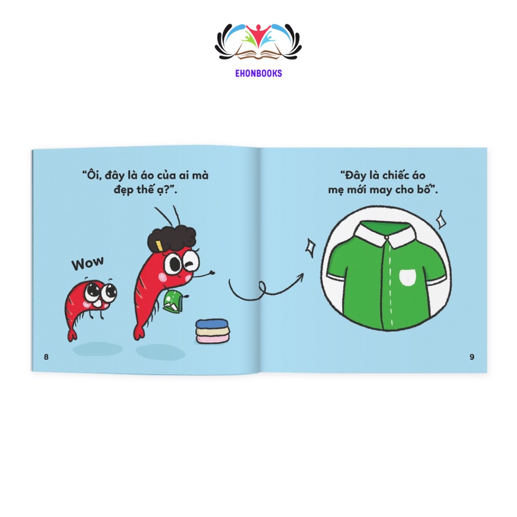 Sách ehon cho bé - Phép so sánh diệu kỳ - To Nhỏ - Ehon nhật bản cho bé 2 6 tuổi