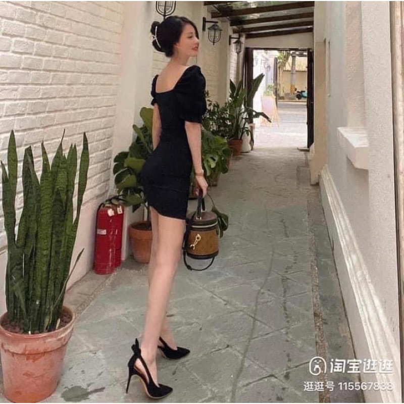 Giày cao gót nơ đằng sau