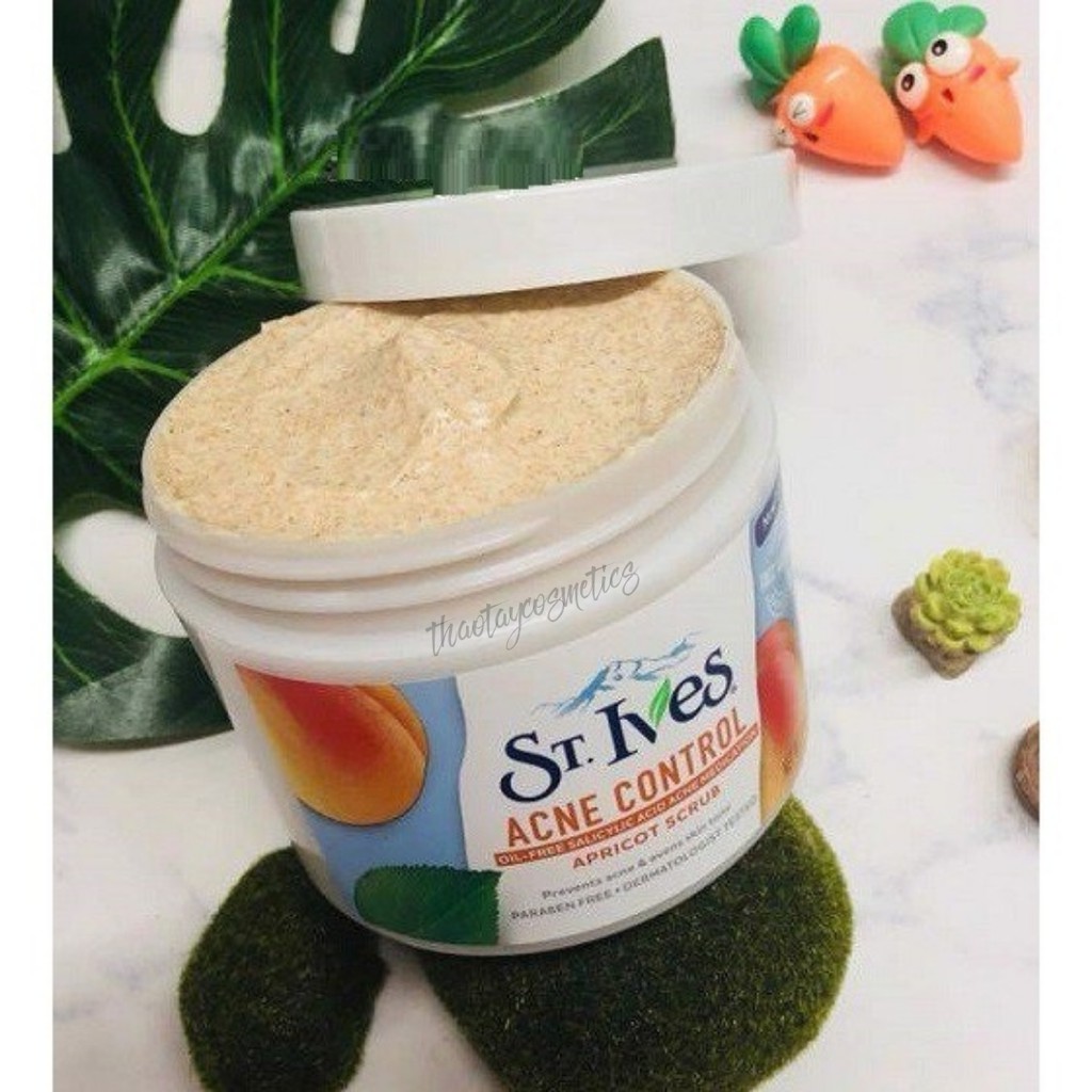 Tẩy tế bào chết St.Ives Apricot Scrub chiết xuất quả mơ (170g - 283g)