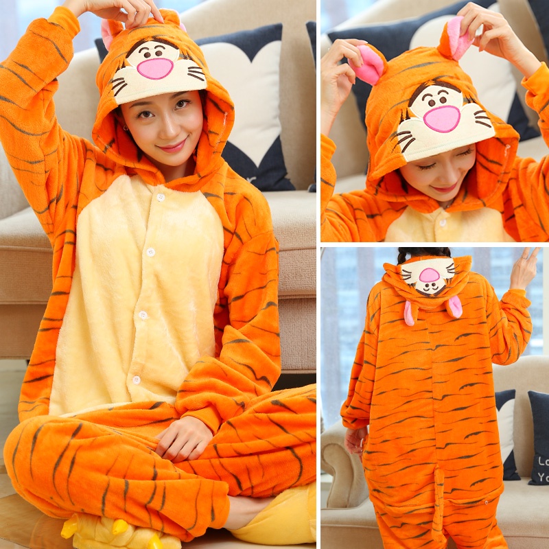 Phụ nữ Unicorn Onesies Unisex Mùa đông Động vật dễ thương Đồ ngủ Kigurumi Trẻ em Đồ ngủ Trang phục Người lớn Đồ ngủ Flannel Đồ ngủ Đồ lót