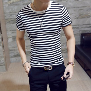 Áo thun trơn nam body co dãn tốt