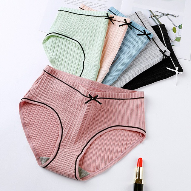 [Mã WASTDEP giảm 5K đơn bất kì] Quần lót tăm nơ kháng khuẩn dành cho nữ QLU2