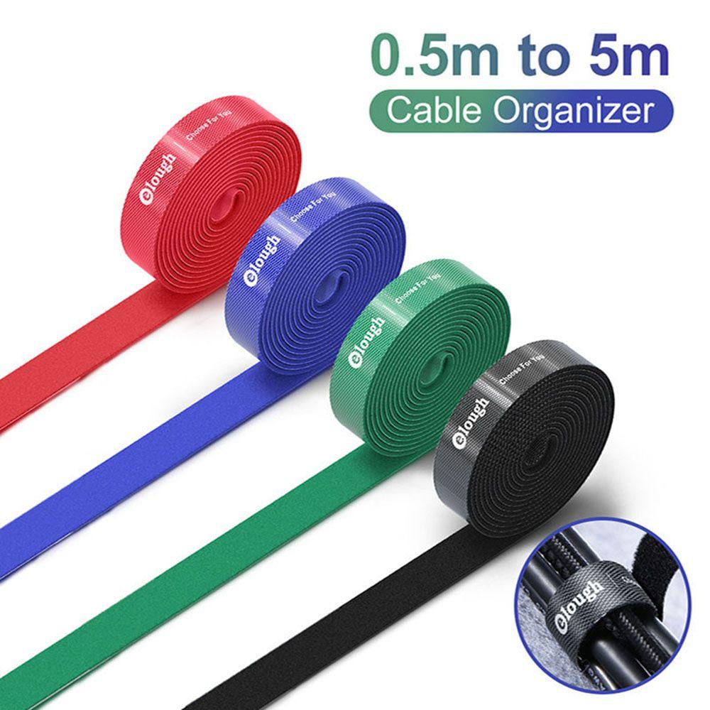 Dây Quấn Bảo Vệ Dây Cáp Sạc USB Bằng Nilon Dính Chắc Không Cắt Có Thể Tái Sử Dụng