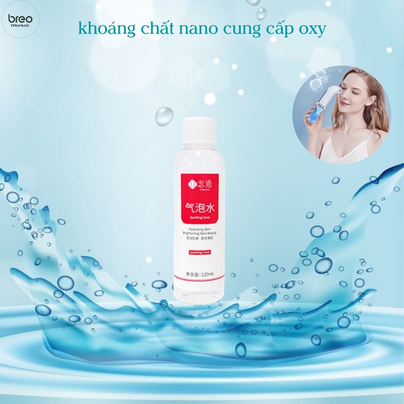 Lọ Khoáng Nano Cân Bằng Nước Breo market Cung Cấp Oxy Và Dưỡng Chất Cho Da 120ml