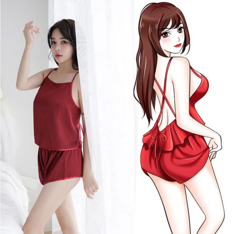 Đồ Ngủ Lụa Cao Cấp Satin Queen L145