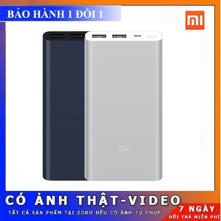 FREESHIP TOÀN QUỐC TỪ 50K _ Pin sạc dự phòng Xiaomi 2S 10000mAh (Gen 2 New - 2018) - Hàng chính hãng DGW