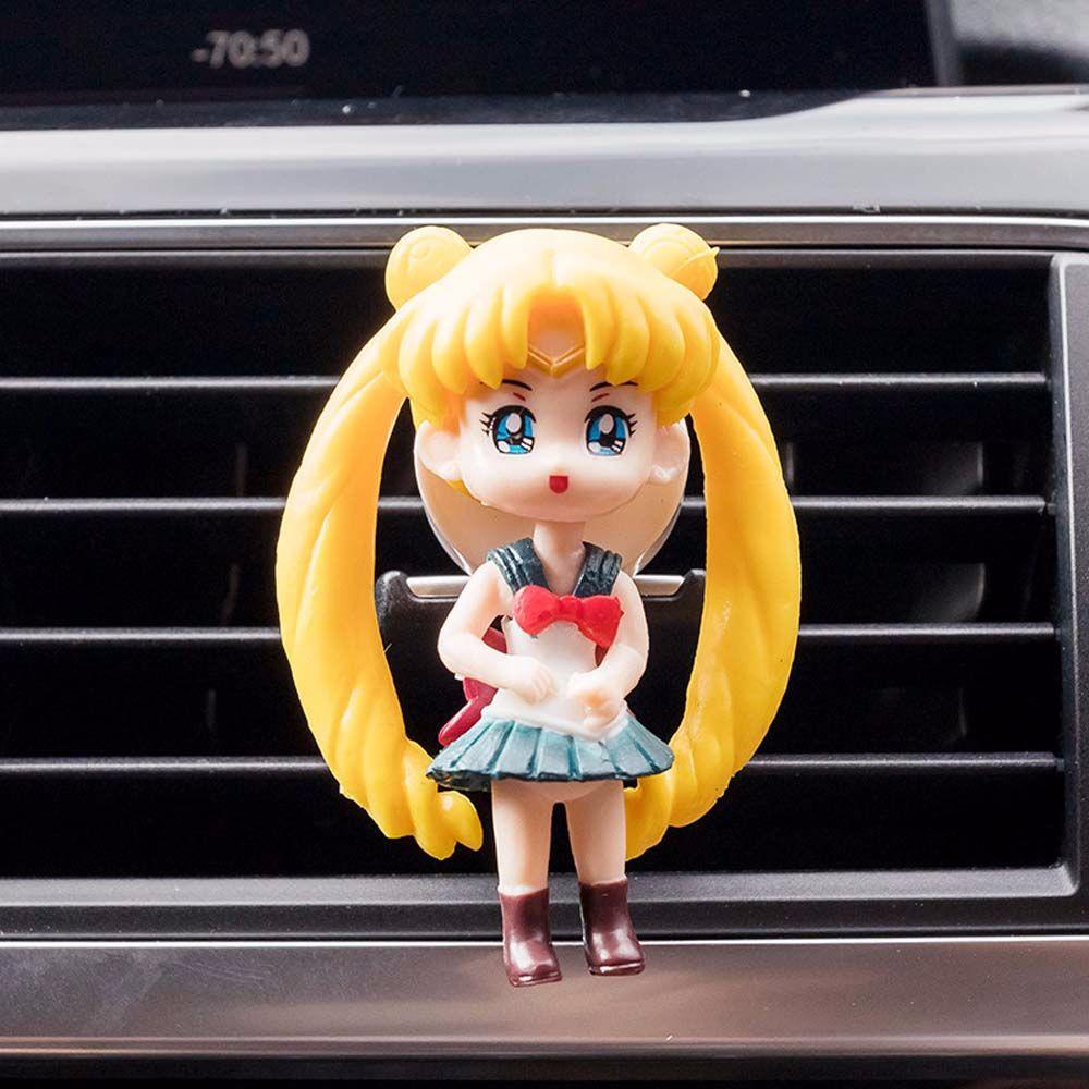 Đồ trang trí Thủy Thủ Mặt Trăng Xinh Xắn Trang Trí Xe Hơi