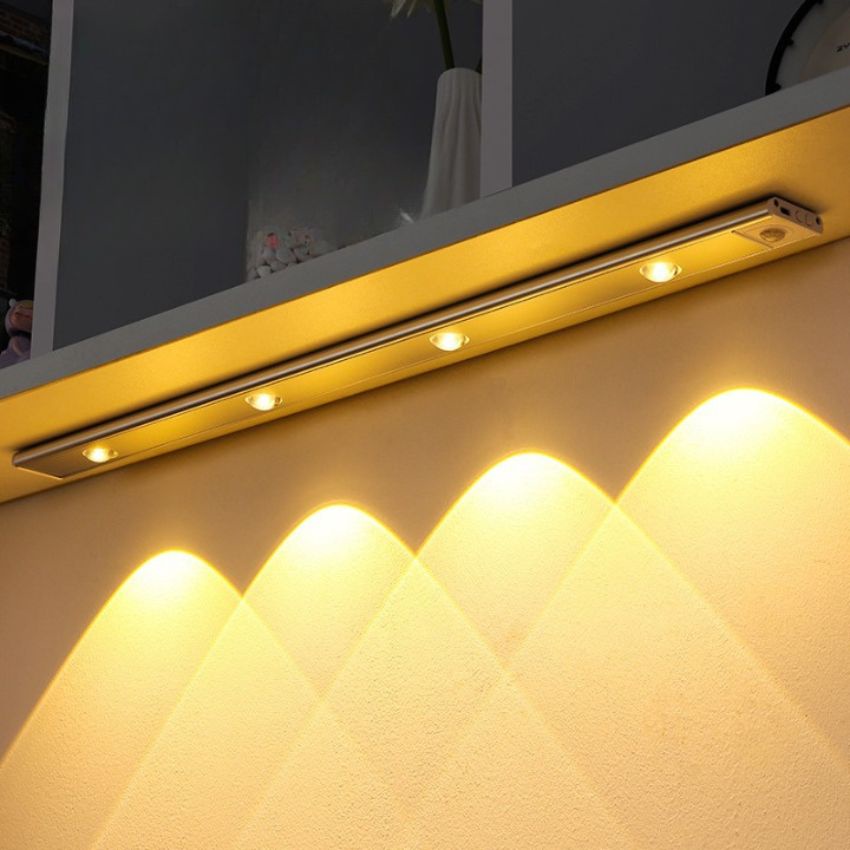 Đèn tuýp Led cảm biến, đèn rọi tủ kính trưng bày, tủ bếp cảm biến, gắn bàn học tiện lợi TỰ SÁNG KHI CÓ NGƯỜI TỚI