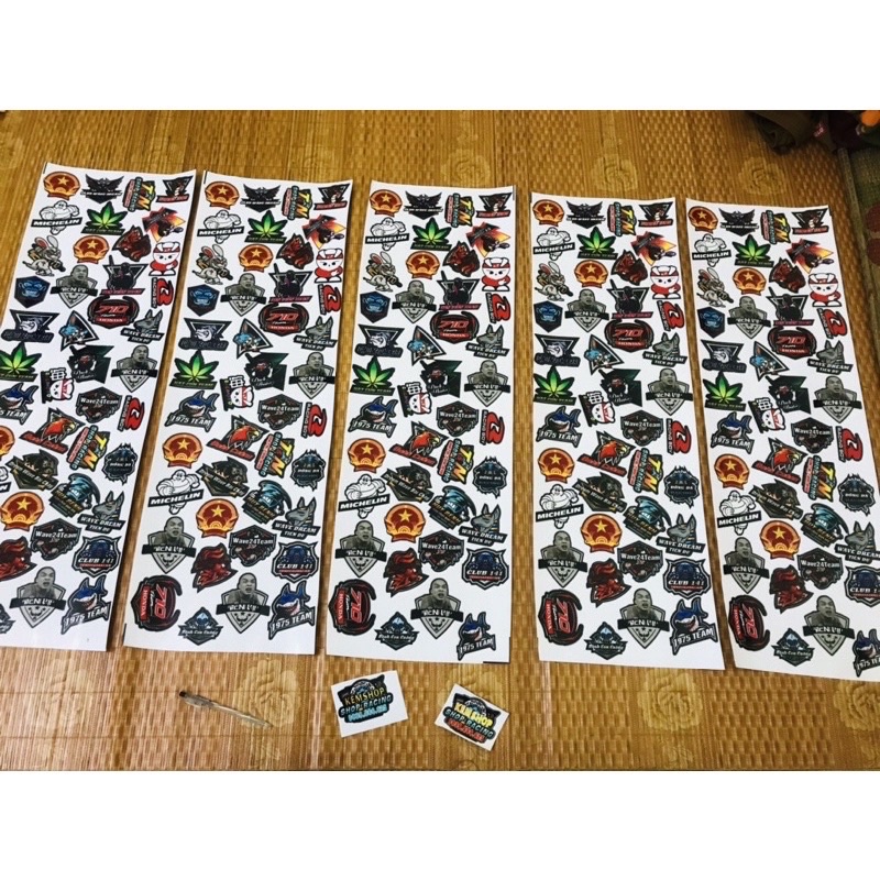 [ Giá 1 Bảng ] Tem Clup, Tem cảnh báo, Tem doremonn, Tem chế ....mẫu mới