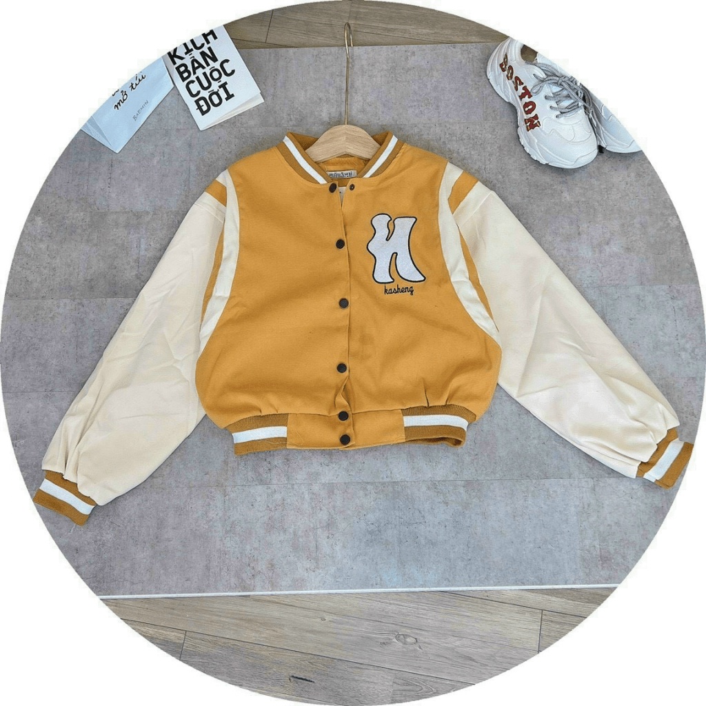 Áo Khoác Nữ Croptop Chất Da Lộn 2 Lớp Lót Dù Có Túi Trong Form Rộng Thời Trang Mới NEW UNISEX