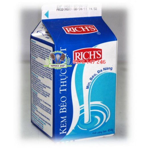 Kem béo thực vật Rich