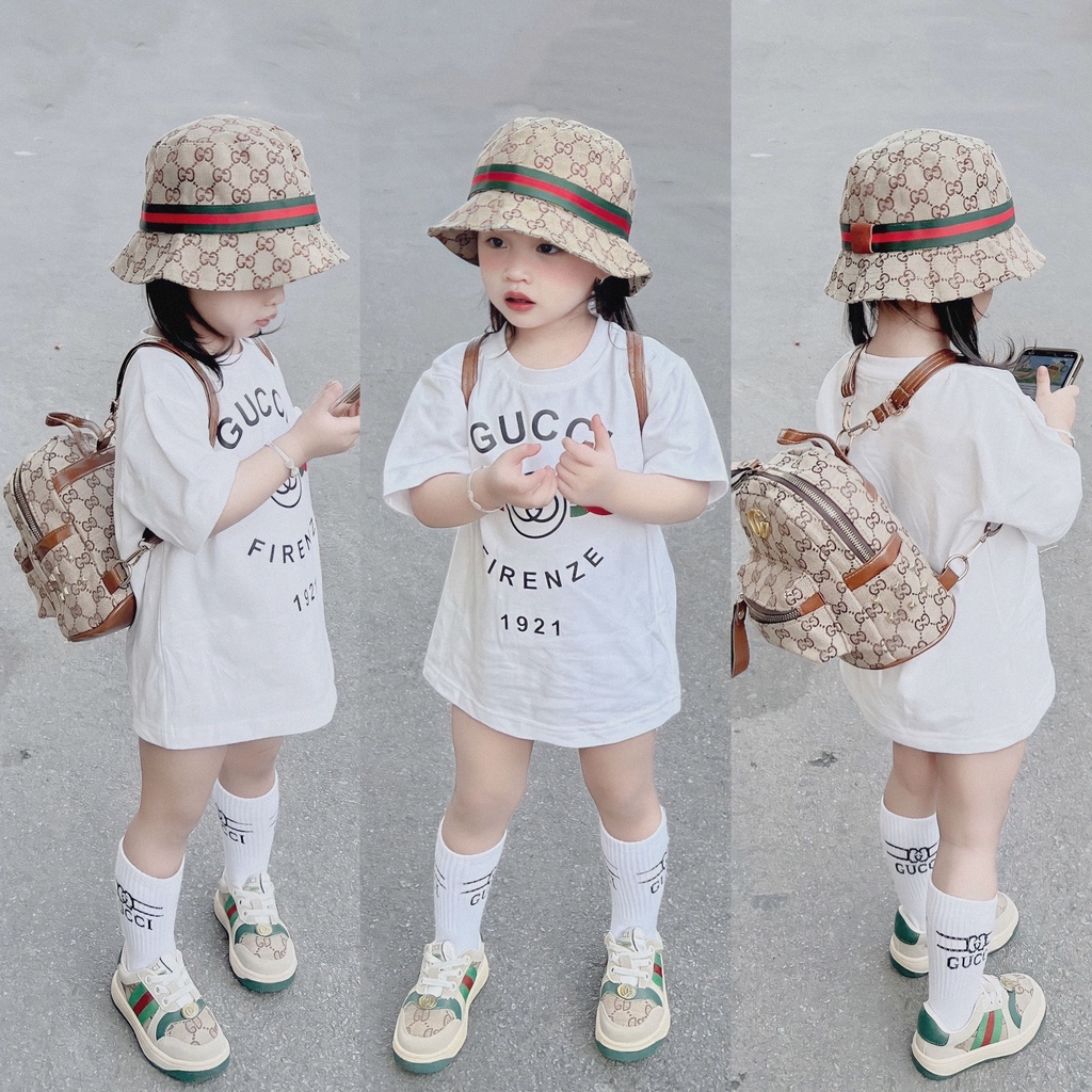 Áo thun fffcuc chi Firenze 1921 cho bé , áo phông trẻ em unisex , Kid_genZ
