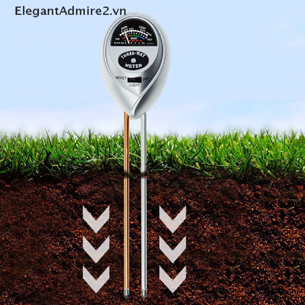 Dụng cụ đo độ ẩm của đất 3 trong 1