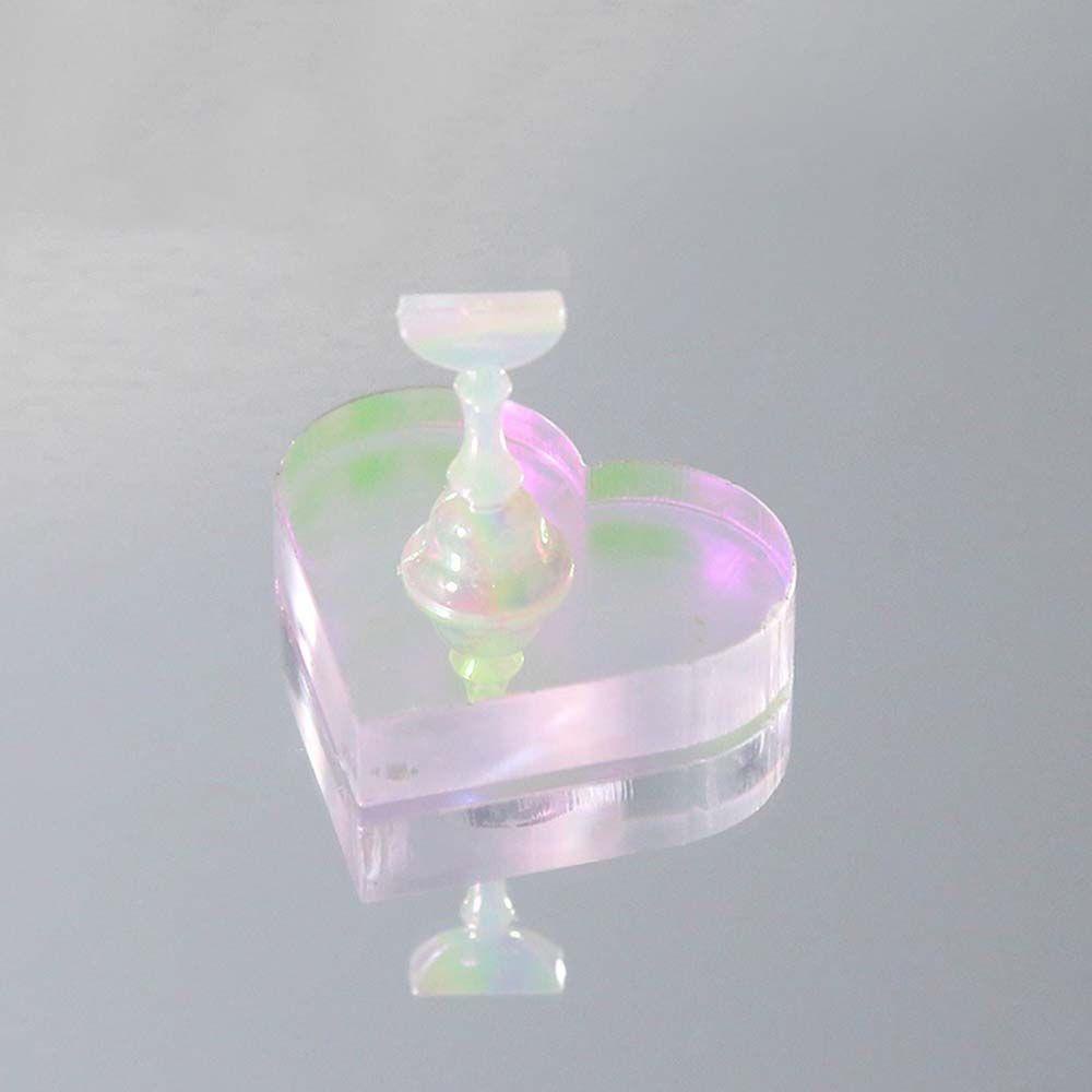 Đế Trưng Bày Móng Tay Giả Trái Tim Bằng Acrylic Tiện Dụng Đứng