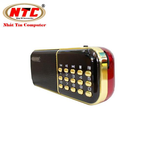 3.12 Loa đa năng Craven CR-25A hỗ trợ Thẻ nhớ/USB/FM - dung lượng pin 2200mah (Đen đỏ)