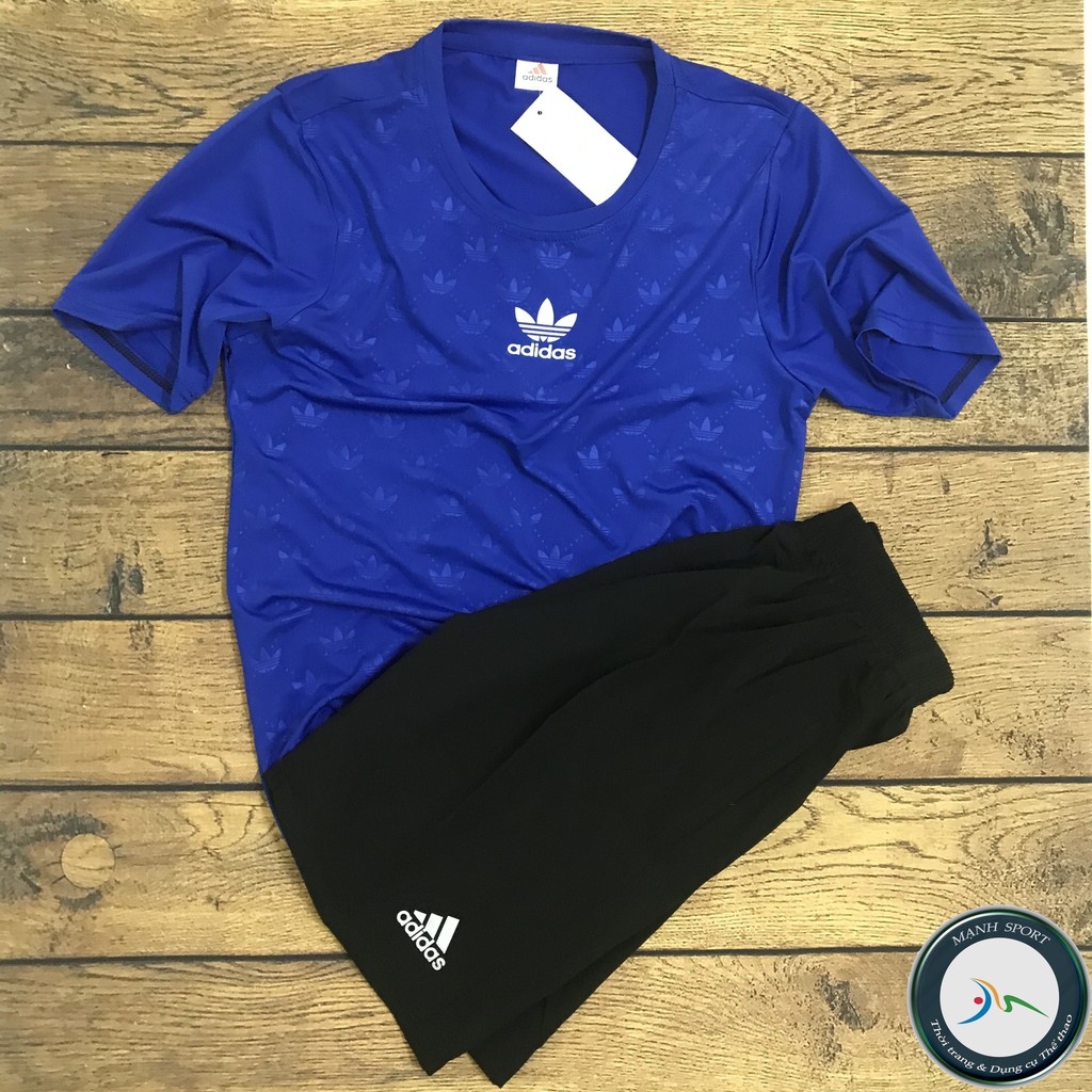 [B008] Bộ thể thao nam cổ tròn - quần áo thể thao nam cộc tay mùa hè | BigBuy360 - bigbuy360.vn