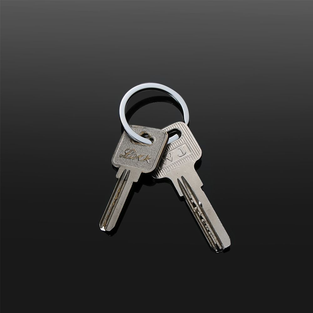 Set 10 Móc Khóa Bằng Thép Không Gỉ 25 / 28 / 30 / 32mm Thiết Kế Mới Tiện Dụng