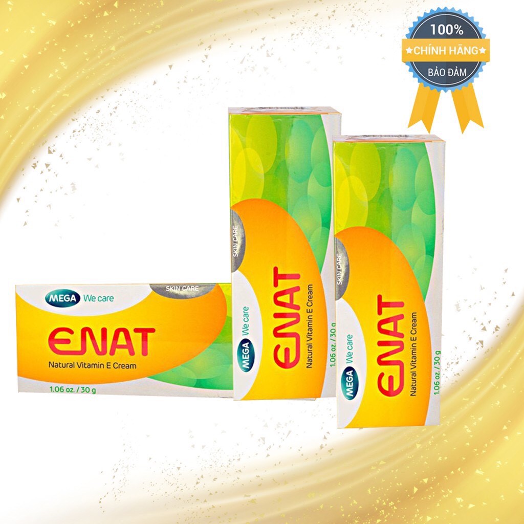 ENAT NATURAL VITAMIN E CREAM 30G - Kem dưỡng da, giữ ẩm