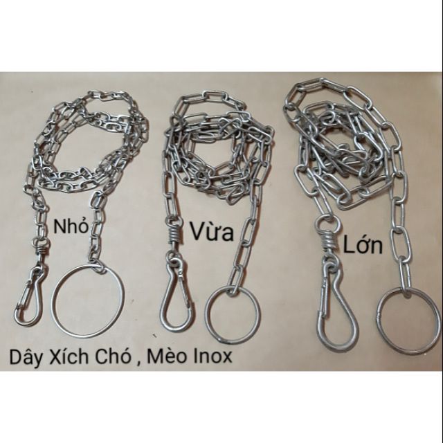 Dây Xích Chó, Mèo Inox