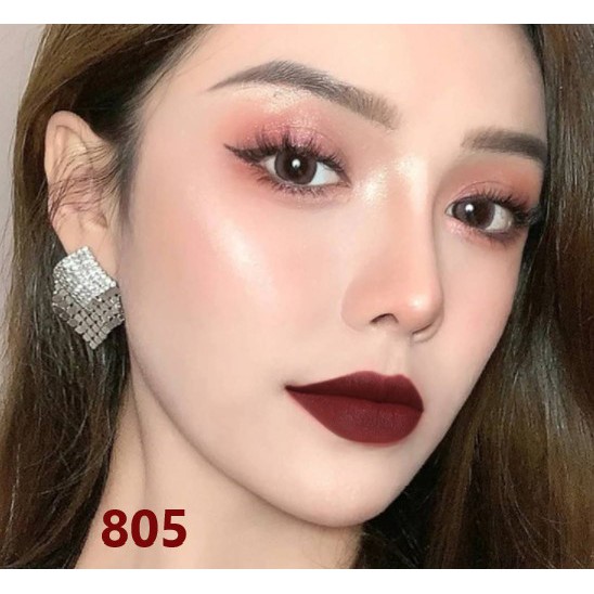Son kem lỳ CVZ nơ hồng Matte Powder Mist Lip Mud