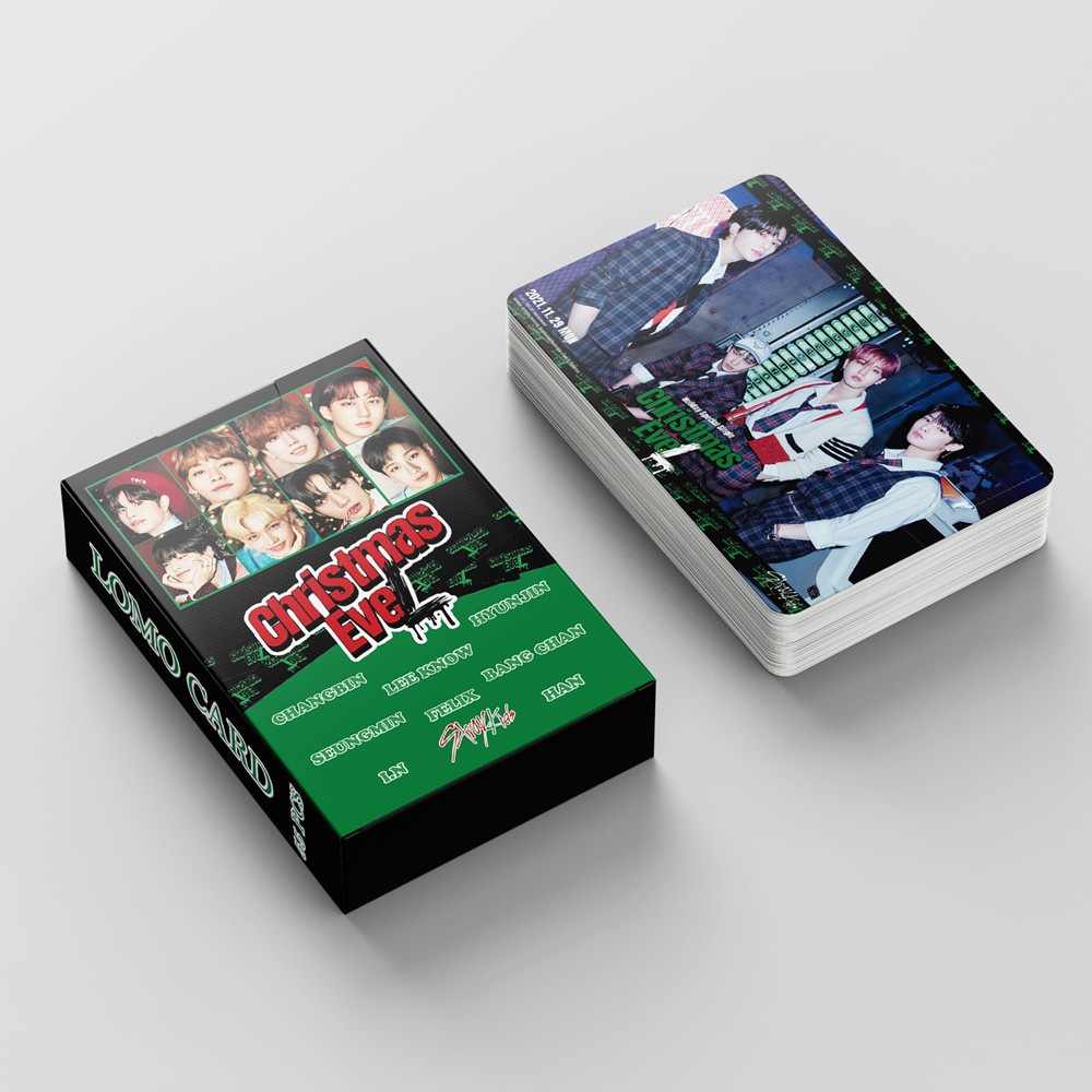 Stray Kids Christmas Evel Photocard StrayKids Felix Lomo Card