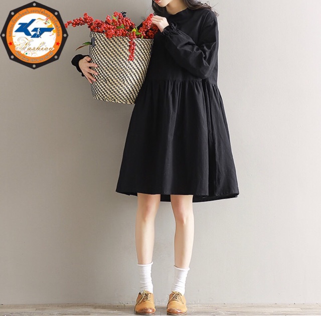 ĐẦM BABYDOLL ĐEN NƠ | BigBuy360 - bigbuy360.vn