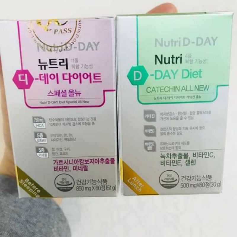 Viên Uống Hỗ Trợ Giảm Cân Nutri D-Day Hàn Quốc