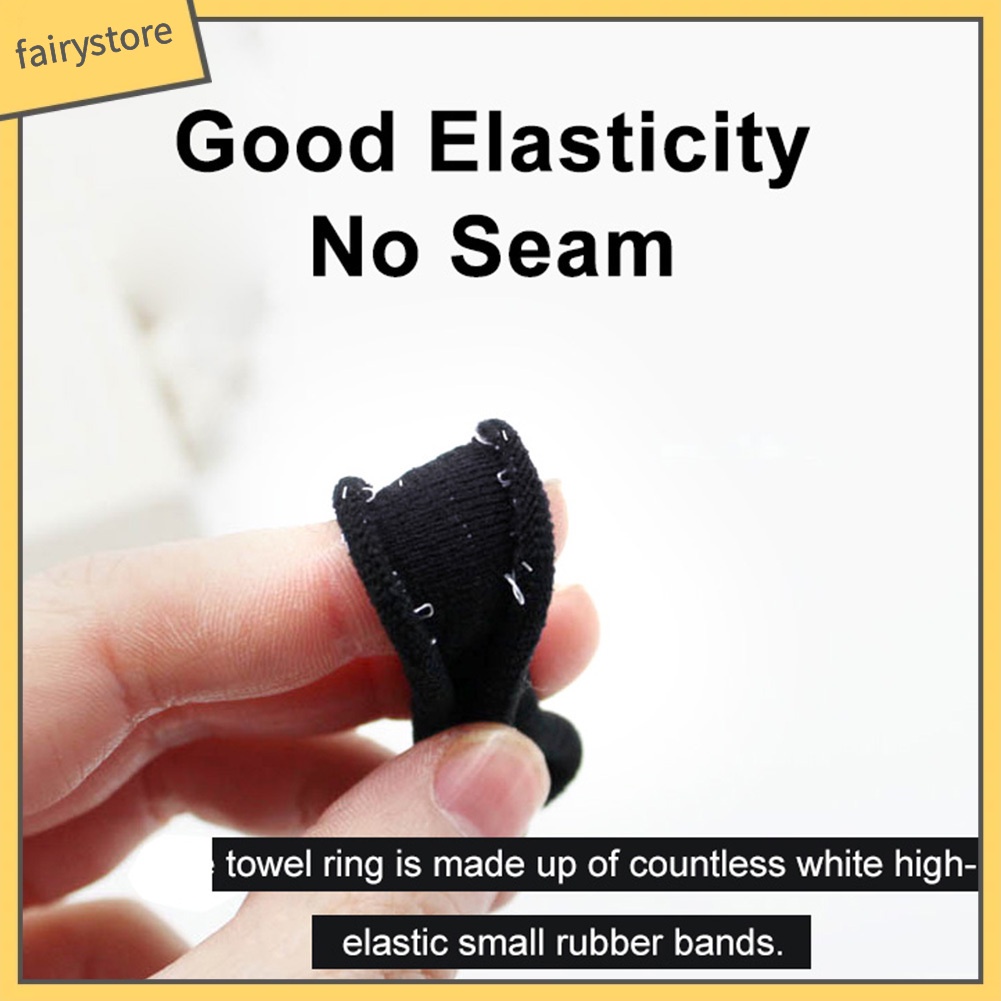 Set 50 dây buộc tóc co giãn màu trơn đơn giản thời trang xinh xắn cho nữ