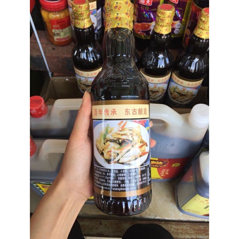 Xì dầu càng cua siêu ngon, nước tương siêu ngon chai 500ml