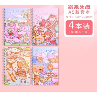 Sổ lò xo a5 nhiều mẫu,1 cuốn 60 tờ
