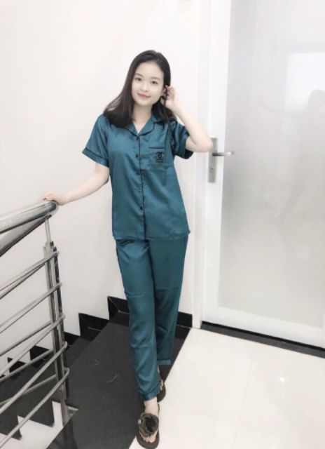 [XẢ KHO 3 NGÀY] Đồ bộ PHI LỤA CAO CẤP pijama Tay Ngắn Quần Dài,[ THANH DAT] FREESIZE dưới 60kg [CAM KẾT HÀNG CHUẨN HÌNH]