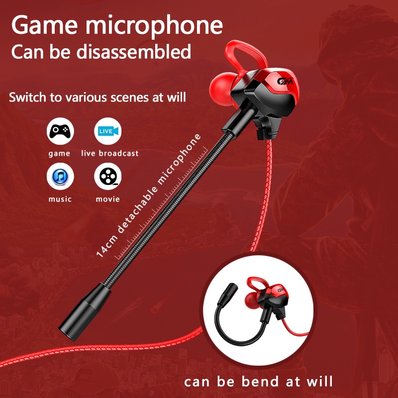 Tai Nghe Gaming G3000 Cao Cấp Chống Ồn Jack Cắm 3.5mm