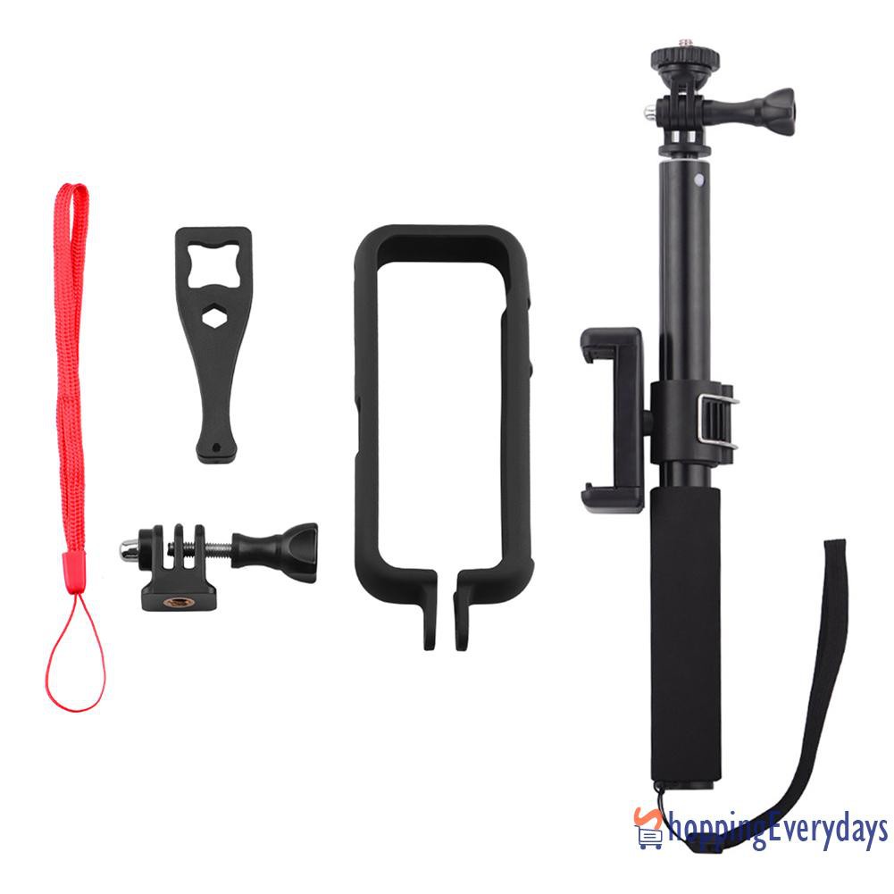 Bộ Khung Bảo Vệ 1 / 4 Inch + Gậy Selfie Cho Insta360 One X2 | BigBuy360 - bigbuy360.vn