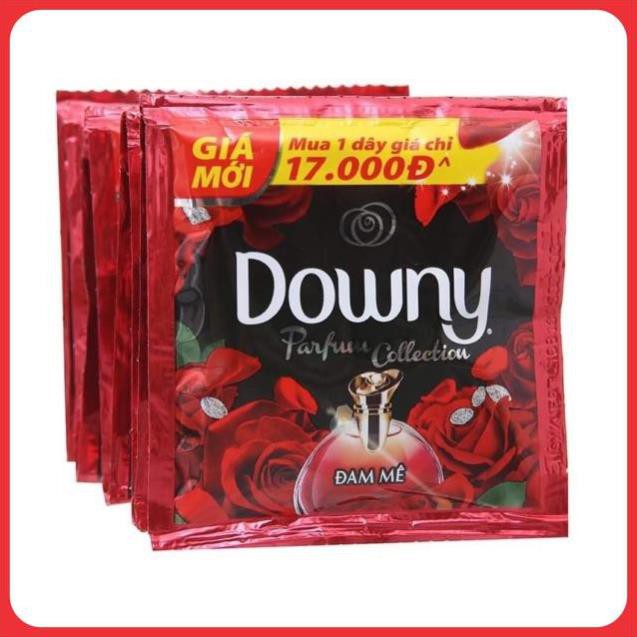 10 Gói Nước xả vải Downy Đam mê gói 20ml/ 1 gói