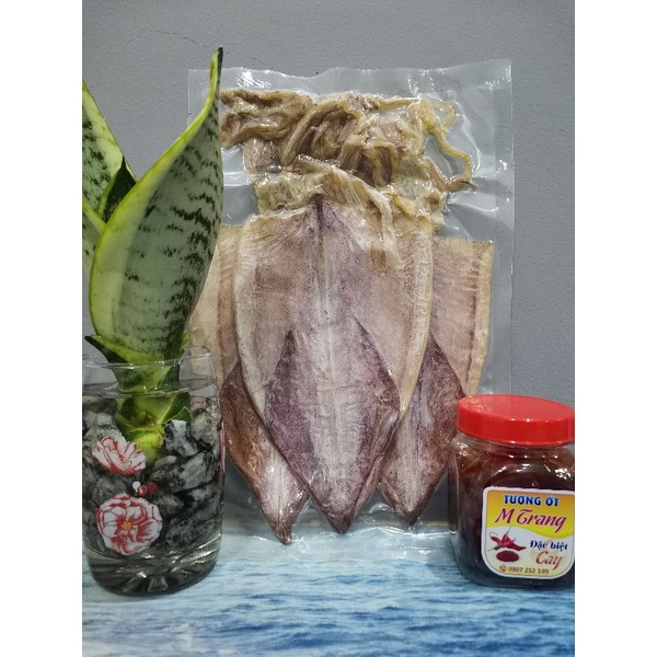 3 con Mực khô 150g, Size loại To 20con/1kg